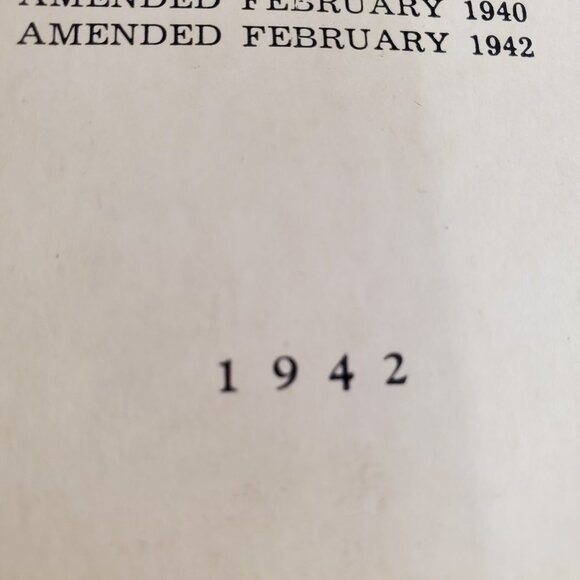 1942 Constitutions & By-Laws District Nurses Association Northern Panhandle 40s - Picture 4 of 7